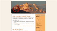 Desktop Screenshot of bindu.org
